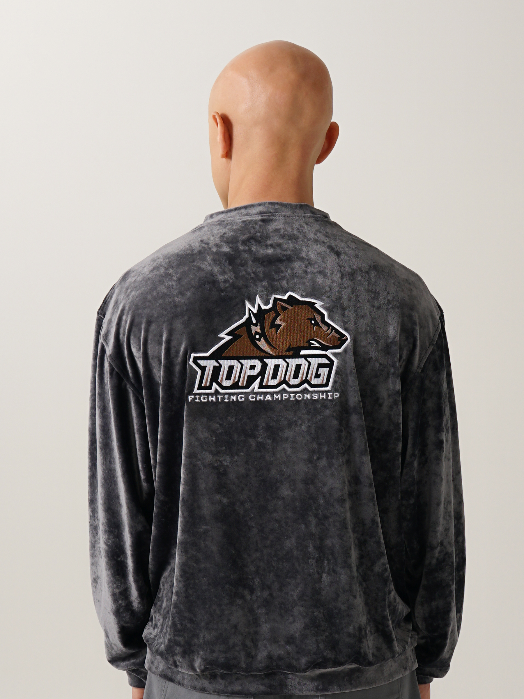 Свитшот TOP DOG VELOUR темно-серый Свитшот TOP DOG VELOUR темно-серый