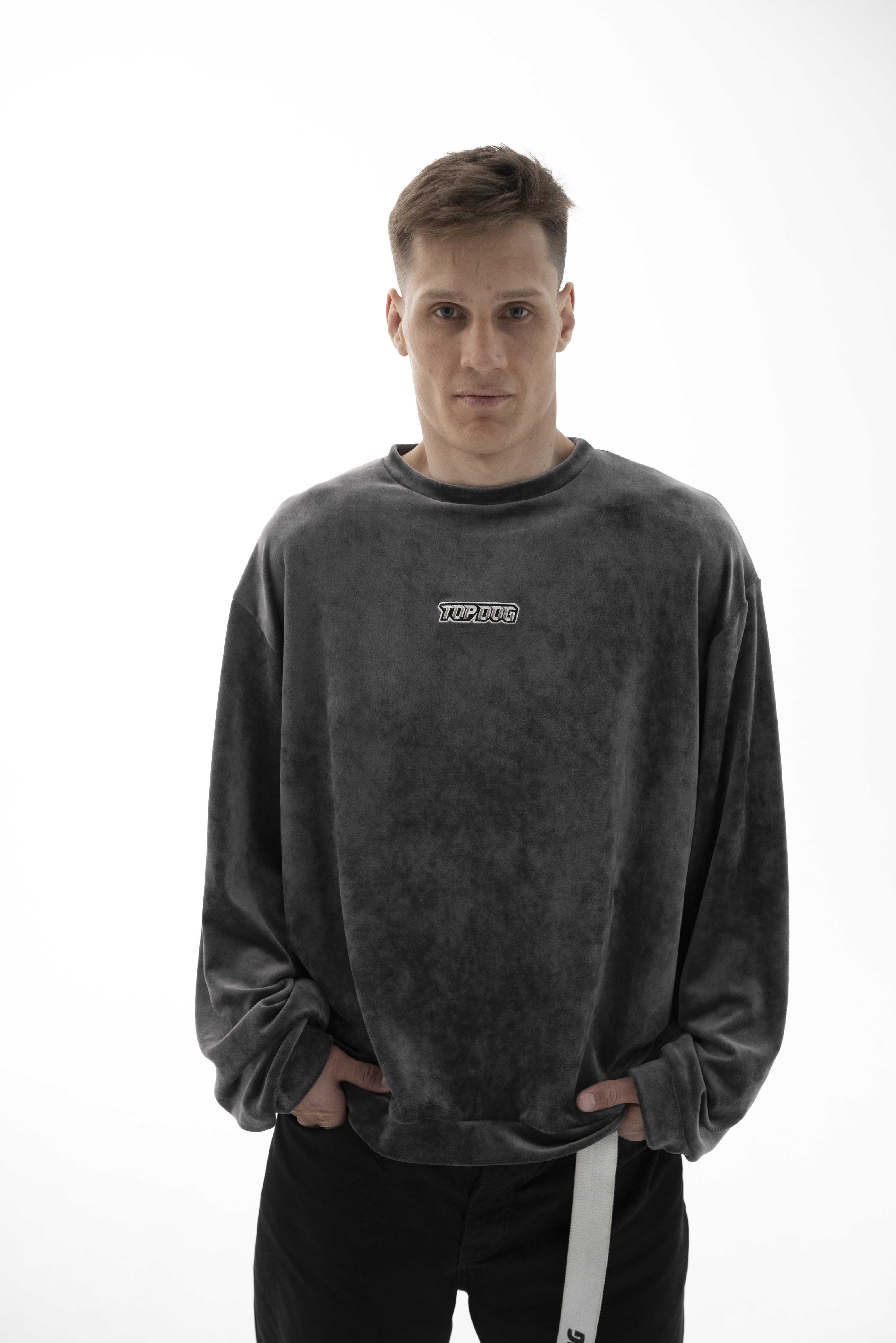 Свитшот TOP DOG VELOUR темно-серый Свитшот TOP DOG VELOUR темно-серый